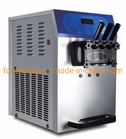 Table Top Three Nozzle 36L~38L Soft Ice Cream Maker Ice Cream Machine