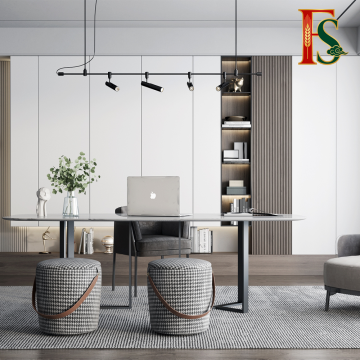 Sleek Custom Matte Finished Bookcase Modern Household