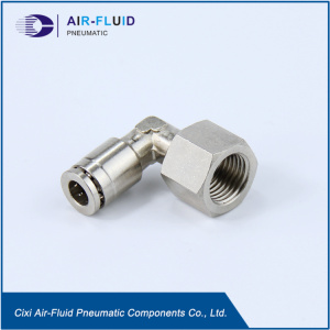 Air-Fluid Metal 90 Degree Female Thread Swivel Elbow