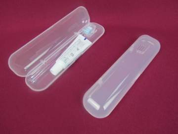 Competitive price factory directly supply personalized plastic travel toothbrush holder case