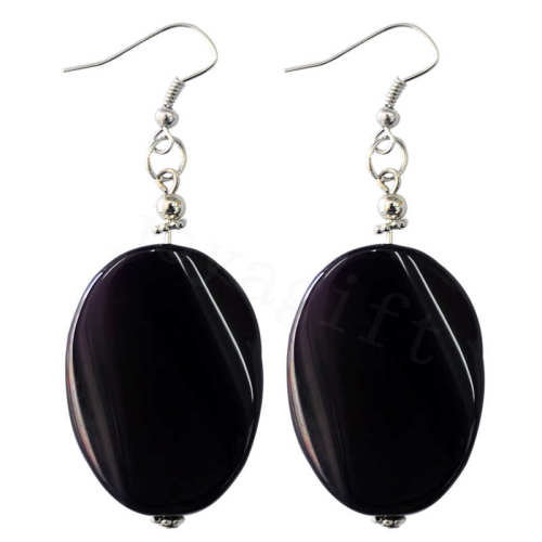 Natural Gemstone Agate Earring