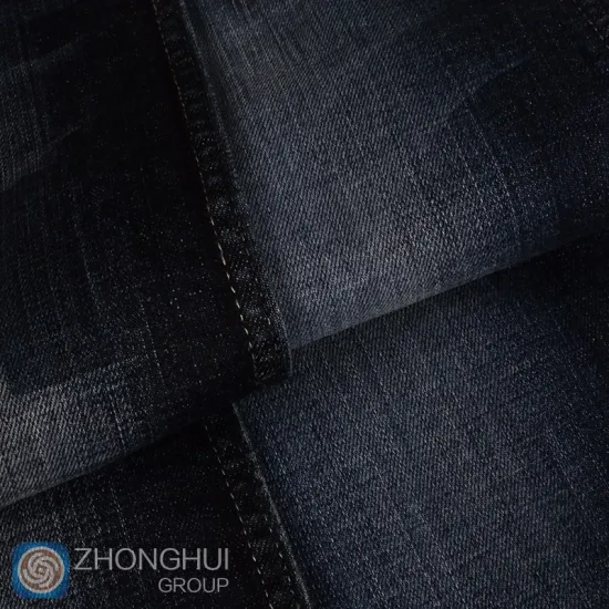 italy hot sale new design black woven denim fabric