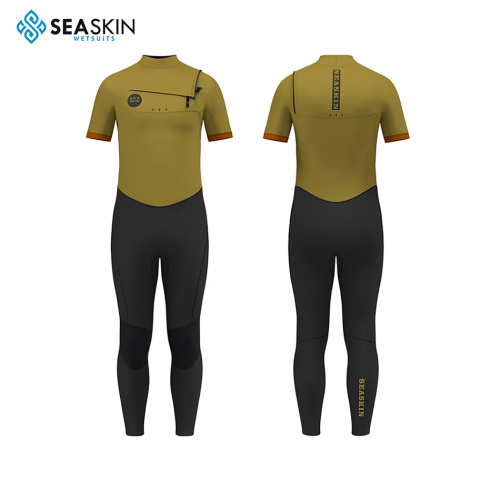 Seaskin 2025 New Arrival 4/3mm Zipperless Men Wetsuit