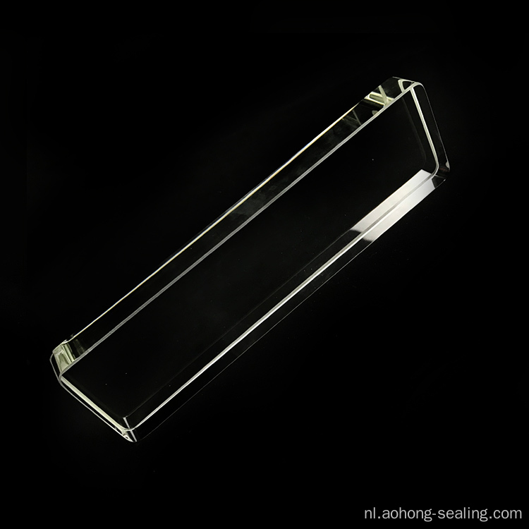 Hoge transparantie borosilicaat rechthoekig glazen plaat