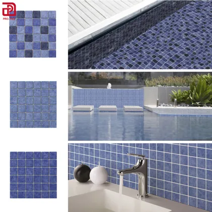Antique Kiln Mosaic Pool Tiles