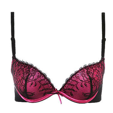 Ladies' Underwire Bras, Fashion Prints, Made of 82% Nylon/18% Spandex, Customized Designs Accepted