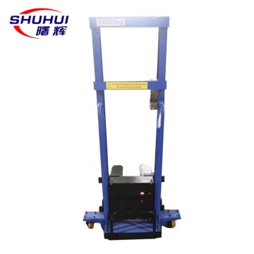 500kg/1000kg Semi Electric Self Load Lifting Stacker Manual Portable Forklift with 1.3M Lift Height