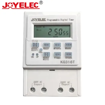 LCD Programmable 220V Digital Timer Switch KG316T