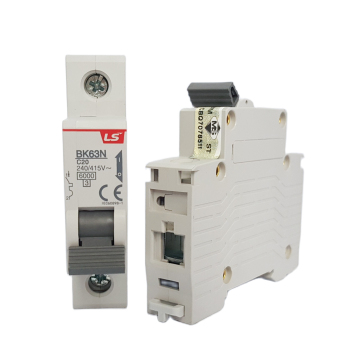 Original New LS BK63N C Type Miniature Circuit Breaker 1p 1A-60A AC 12V DC