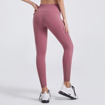 Wanita celana legging latihan pinggang tinggi yoga