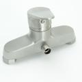 Polished SS Single-handle Button Switch Shower Faucet