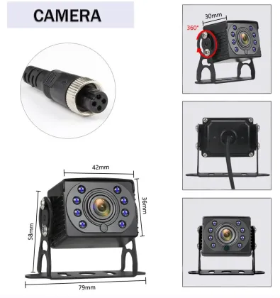Backup Night Vision Surveillance Camera IP68 Waterproof