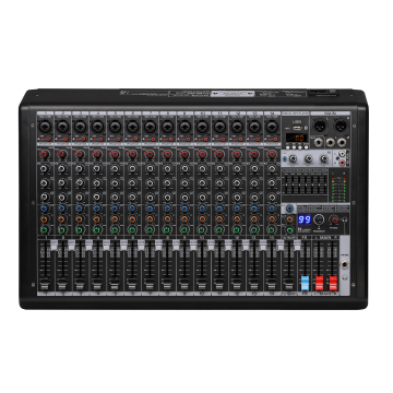 S-16 Großhandel 2024 Neuer professioneller 60-mm-Fader-USB 99DSP 16 Channel Audio Mixer für DJ Studio