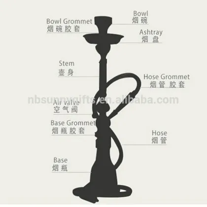 High quality amy deluxe shisha hookah/nargile hookahs amy brand