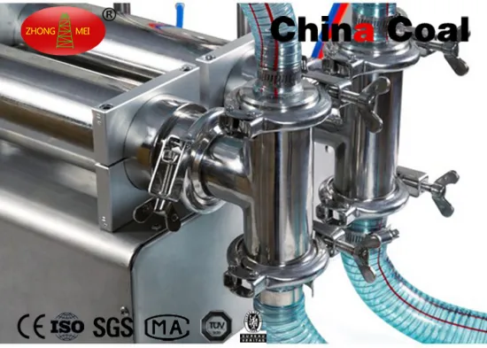 Semi-Automatic Two Nozzle Piston Pneumatic laundry washing Liquid filling machine