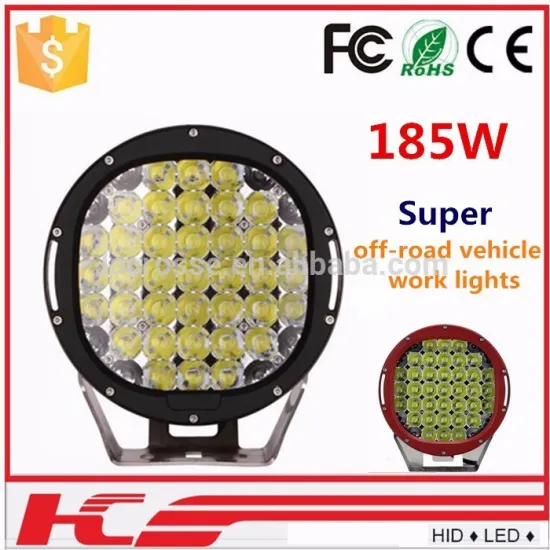 LED Work offroad light 185w auto off road lamp 12 volt led flood light