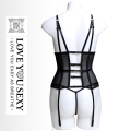 Gute schwarze sexy Korsett Kostüme sexy Dessous