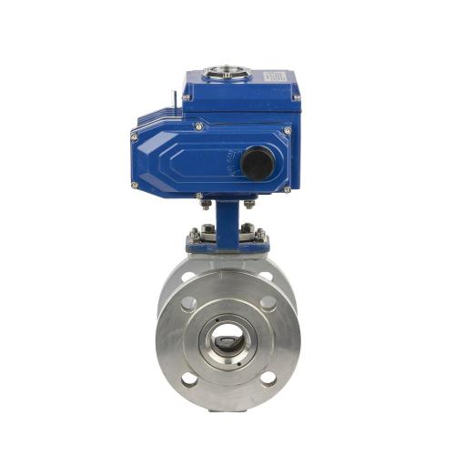 High Performance Electric Operated Flanged Butterfly Valve