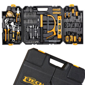 Professional High-Quality Hardware Toolbox Set: Comprehensive Car Tool Kit with Yellow Computer Repair and Hand Tools
