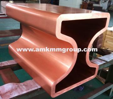 Beam blank copper mould tube