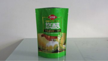 stand up food bag , with aluminum foil inside,good barrier, extended shelf life