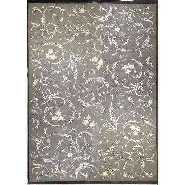 Современный ковер с смесью шерсти и шелкового шелка