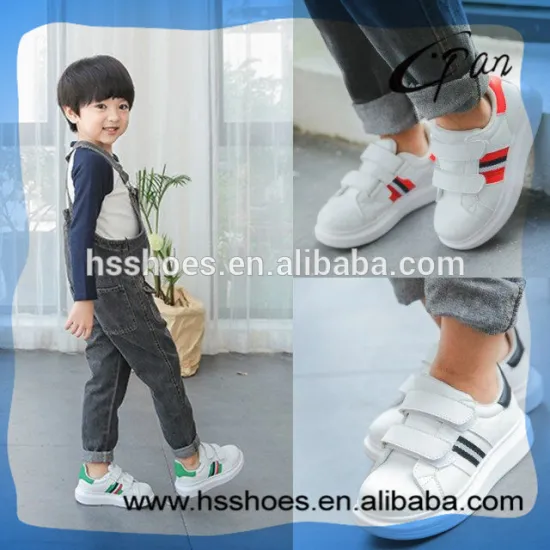 Kid's student white color shoes sneaker shoes