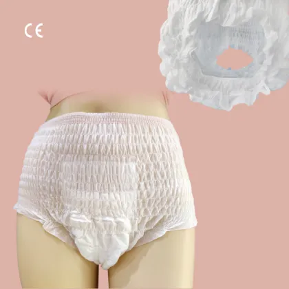 Natural comfortable lady organic cotton period underwear