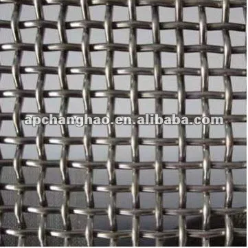 5mm hole crimped wire mesh