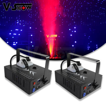 VShow JF1700 2pcs Spray Fogger Machine LED 1700W Stage Smoke Machine Remote Control