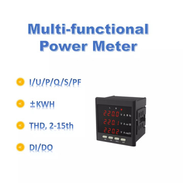 Nutikas hoone energia voltmeeter multifunktsionaalne võimsusmõõtur