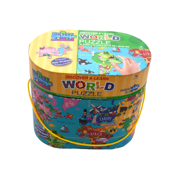 100PCS Wereldkaart Kindervloerpuzzel te koop