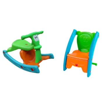 Plastic Rocking Horse Baby Chair - 2 in 1 Balance Toy