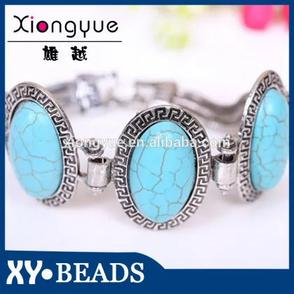 2015 New Fashion sliver Jewellery , women Natural Stone Bracelet