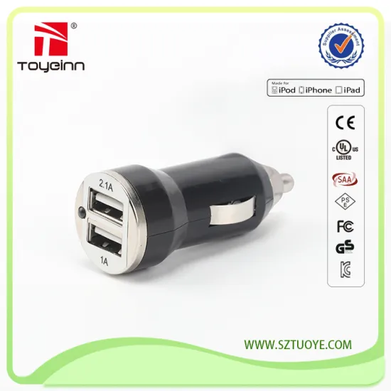 Car 2 USB Port USB Battery Charger Convenient with LED Display Car's Battery Voltage Travel