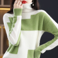 women's full wool top knitted pullover