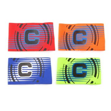 Football Captain Armband Elastic Adjustable Arm Band Leader Soccer Competition