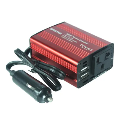 Amazon Top selling 150w car power inverter 12v 220v 110v car inverter with Dual USB 3.1A AUTO
