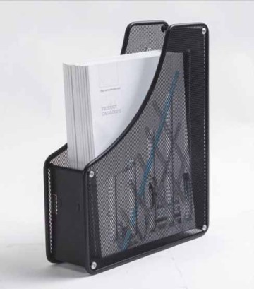 Wire Metal Mesh Desk Knock-down Magazine Holder