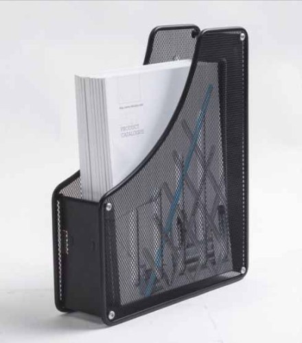 Wire Metal Mesh Desk knock-down Magazine Holder