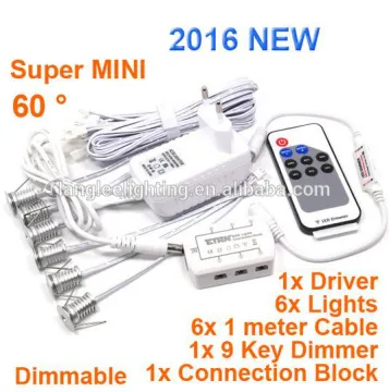 1W 6Pcs Rcessed LED Downlight Kits Ceiling down spot light With Driver