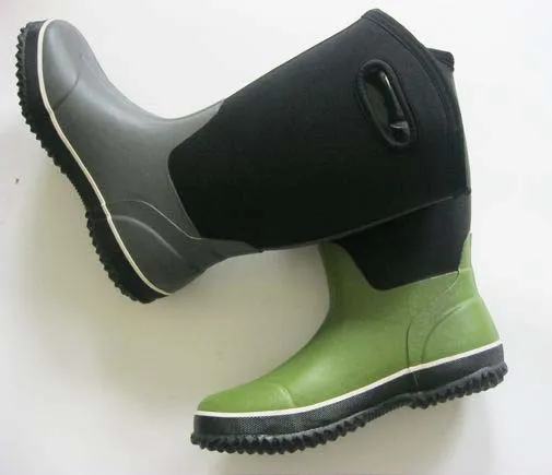 Comfortable fashion 100% waterproof animal rubber rainboots