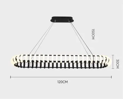 Modern Italian Restaurant Chandelier