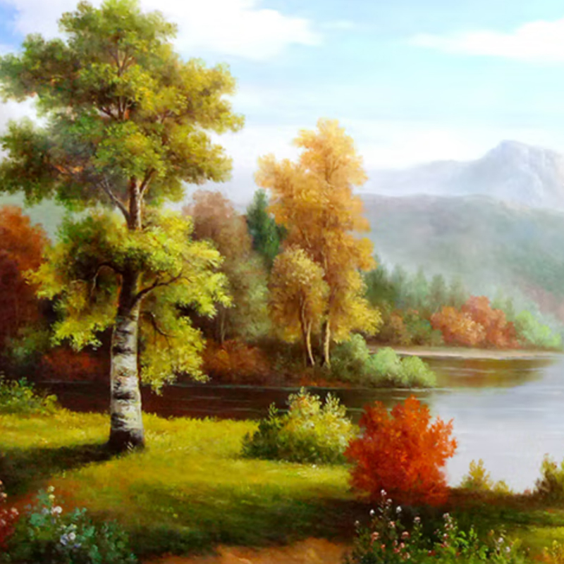 Oil Painting Cuigu