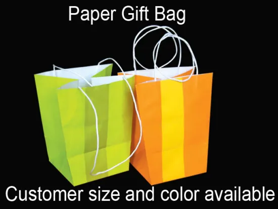 Twisted Handle Color Paper Bag