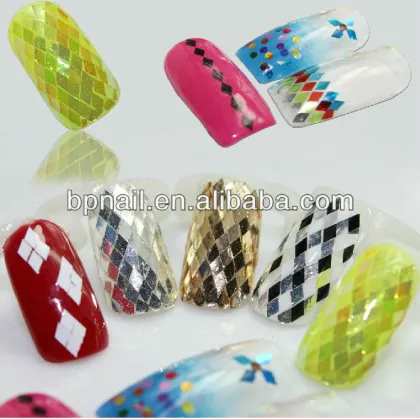 Diamond glitter powder nail art hexagon glitter