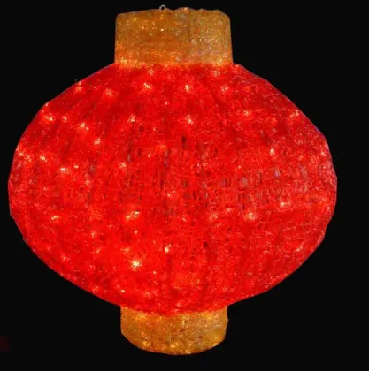 Chinese Lantern Lights, Red Chinese Lantern