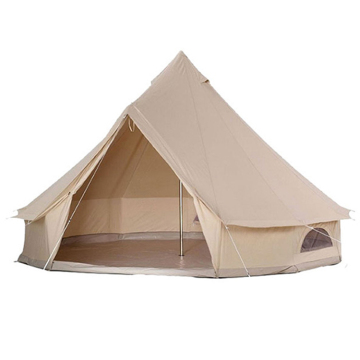6-Person Outdoor Camping Waterproof Tent with Fan LED Battery USB