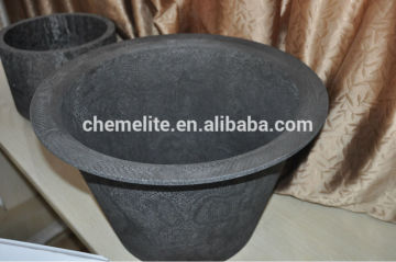 Delicate carbon carbon crucible