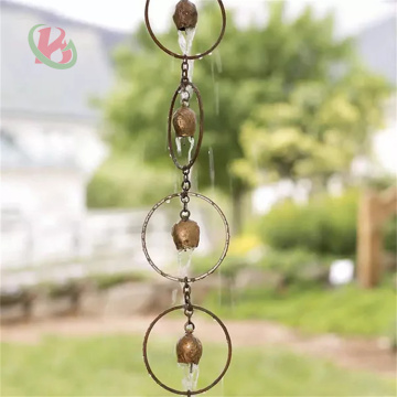 Modern Metal Rain Chain: Outdoor Waterfall Yard Decor Collection